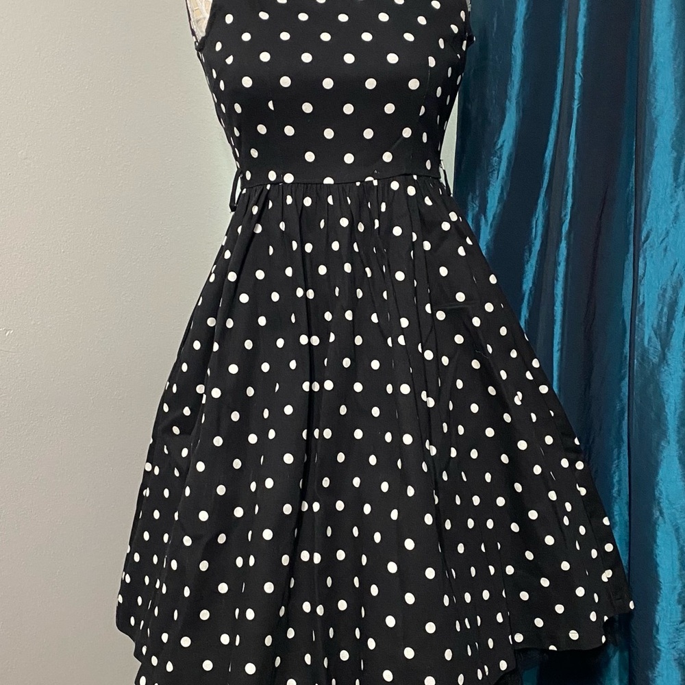 Black Polka Dot Dress